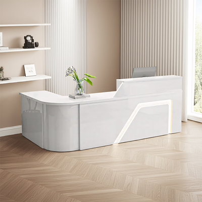Modern Arc Shape Store Office Supermarket Reception Desk JDT-1024