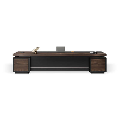 (In Stock)Executive Desk with Switchable Sideboard and Storage Cabinet  LBZ-1027