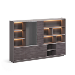 Cuboid File Cabinet Elegant Color Scheme Simple Lines for Office Decor WJG-2057