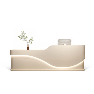 New Minimalist Lacquered Reception Desk For Salon&Store JDT-1044