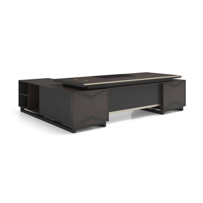 Modern Executive Desk with Convenient Power Outlets LBZ-2049