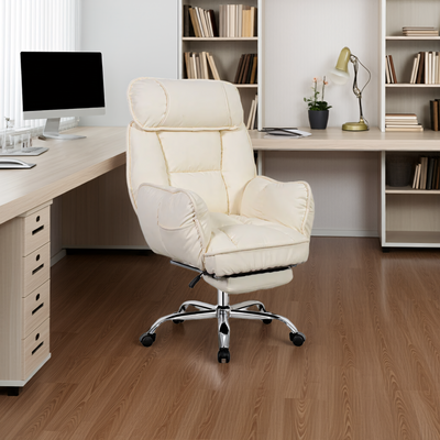 Soft Modern Office Chair With Adjustable Recline Angle And Storage Pockets BGY-2083