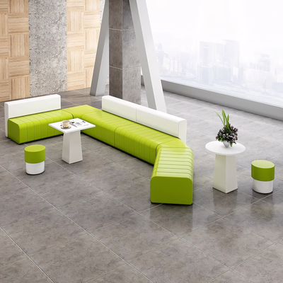 Modern L-Shaped Lounge Sofa for Reception, Café, and Waiting Areas BSF-2073