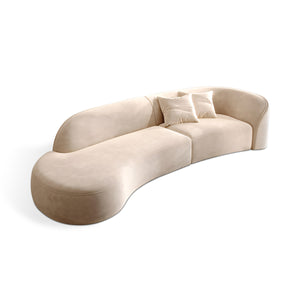 Simple Modern Curved Fabric Sofa BSF-035