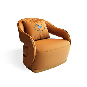 Light Luxury Leather Sofa Chair for Office Reception or Lounge BGSF-102