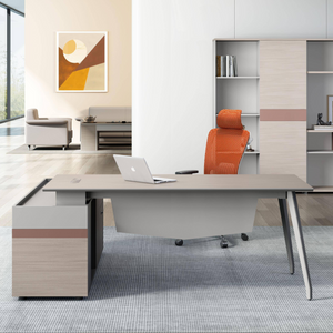 Sleek Executive Desk with Distinctive Two-Tone Style LBZ-2060