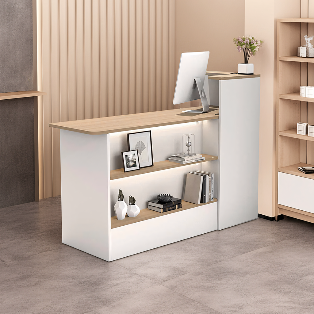 Freshly Revamped Stylish Salon Office Shop Store Institution Reception Desk JDT-2210