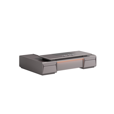 Sophisticated Executive Desk with Dust-Proof LED Strip Design LBZ-2057