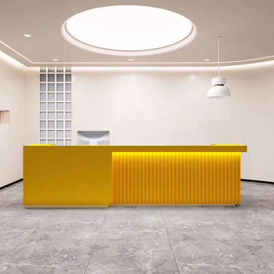 Solid-Color Reception Desk for Beauty Salon Hotel JDT-7256