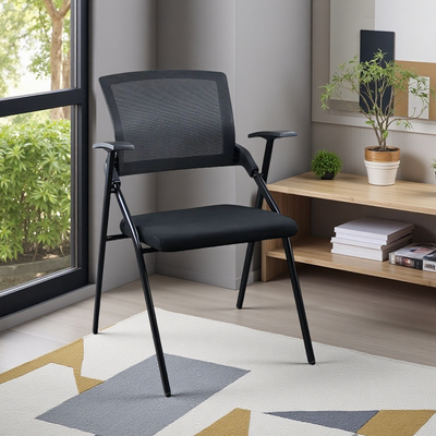 Conference Room Mesh Folding Study Chair With Writing Board HYY-2002