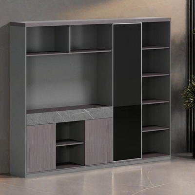 Dark Gray Luxury File Cabinet with Ample Storage Space WJG-2029