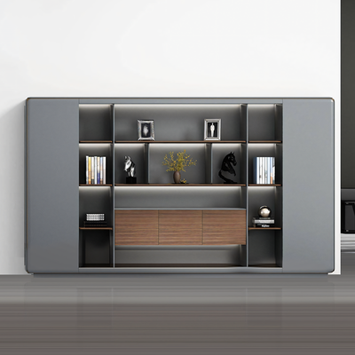 Modern File Cabinet with Smooth Lines and Rounded Corners WJG-2036