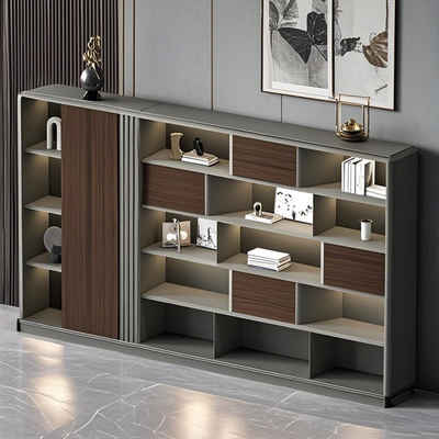 Luxurious Dark-colored Large-capacity File Cabinet WJG-2044