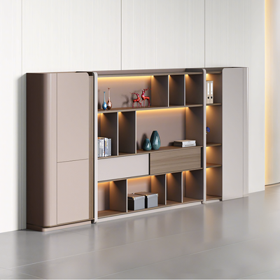 Minimalist and Modern File Cabinet with Open Partitions WJG-2063