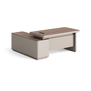 High-End Executive Desk with Voice-Controlled Light Strip Design LBZ-2063