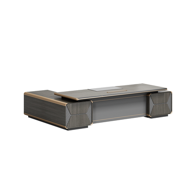 Luxury Executive Office Desk with Desktop Cable Management Box LBZ-2027